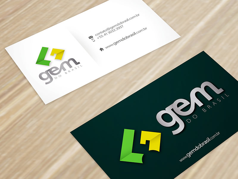 CARTÃO DE VISITA . GEM DO BRASIL